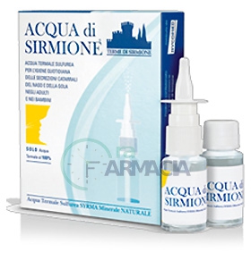 Acqua di Sirmione Protezione Vie Respiratorie Acqua Termale Spray 6 Flaconcini