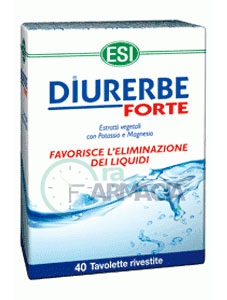 Esi Linea Drenante Depurativa Diurerbe Forte Integratore 40 Tavolette