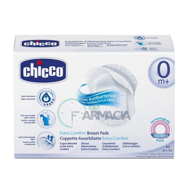 Chicco Linea Mamma Allattamento e Gravidanza 60 Coppette Assorbilatte