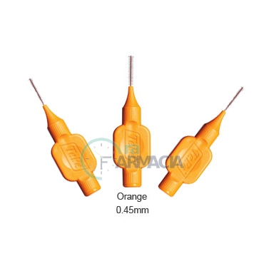 TePe Linea Cura Dentale Quotidiana 6 Scovolini Interdentali 0,45 Colore Arancio