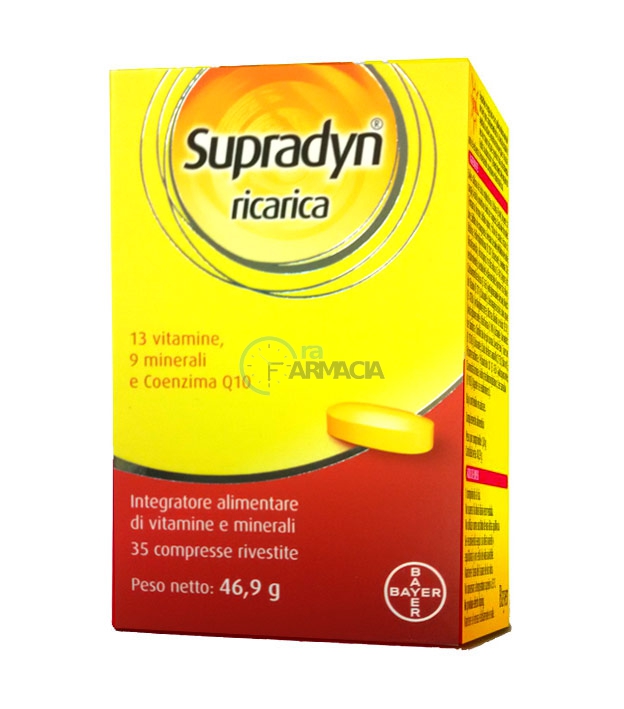 Supradyn Linea Vitamine e Minerali Ricarica Integratore Completo 35 Compresse