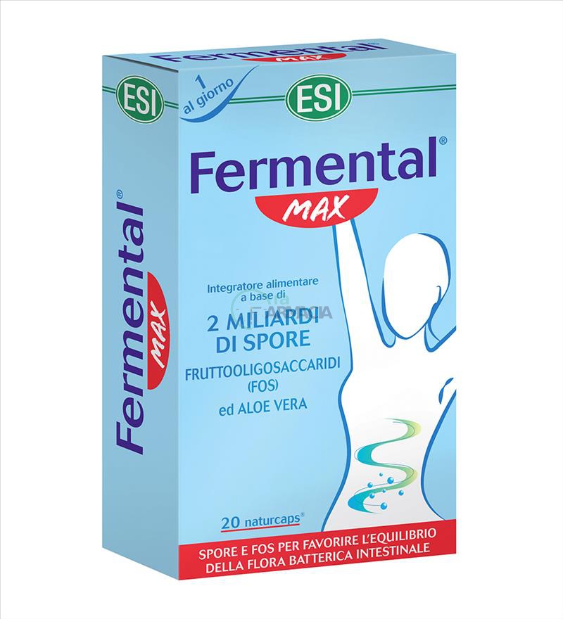 Esi Linea Intestino Sano Fermental Max Integratore con Fermenti 20 Naturcaps