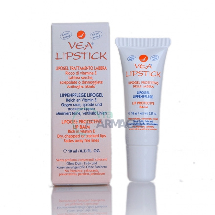 VEA Linea Pelli Sensibili Lipogel Lipstick Labbra Lenitivo Protettivo 10 ml