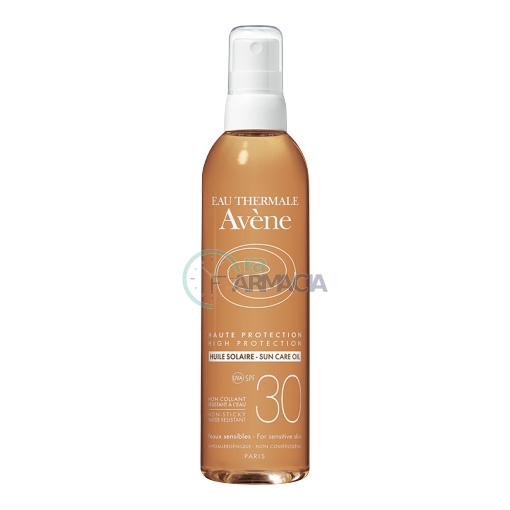 Avene Linea Solare Pelli Sensibili SPF30 Olio Solare Protezione Media 150 ml
