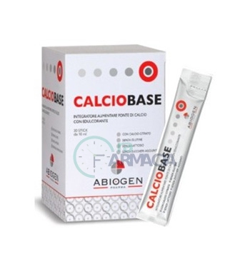 Abiogen Pharma Linea Salute Ossea Calciobase Integratore Alimentare 30 Stick