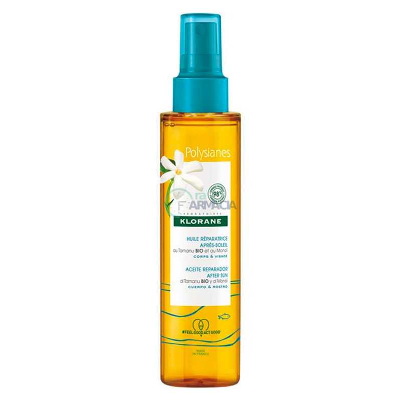 Klorane Linea Polysianes Olio Ristrutturante Doposole 150 ml